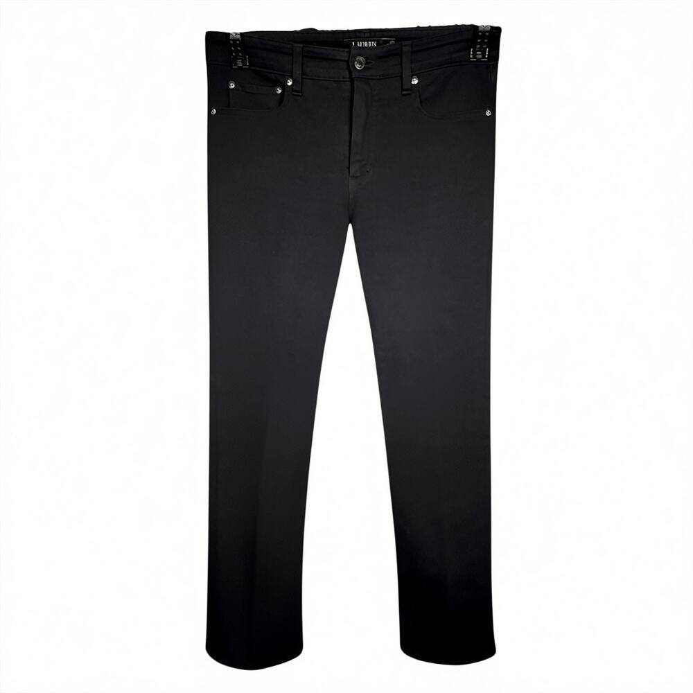 Lauren Ralph Lauren Womens 8 Black Straight High Rise Stretch Denim Jeans